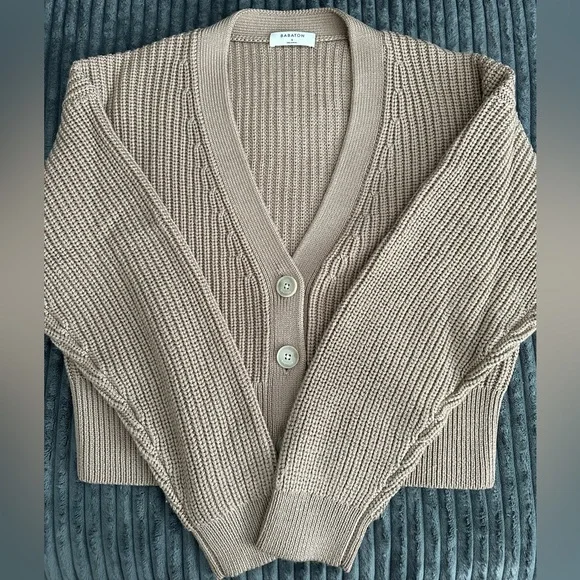 Babaton Women's Beige Cardigan Sweater - Size S - NWOT - Picture 1 of 4